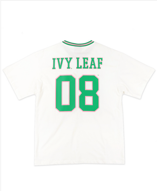 AKA OVERSIZED CHENILLE FOOTBALL JERSEY TEE