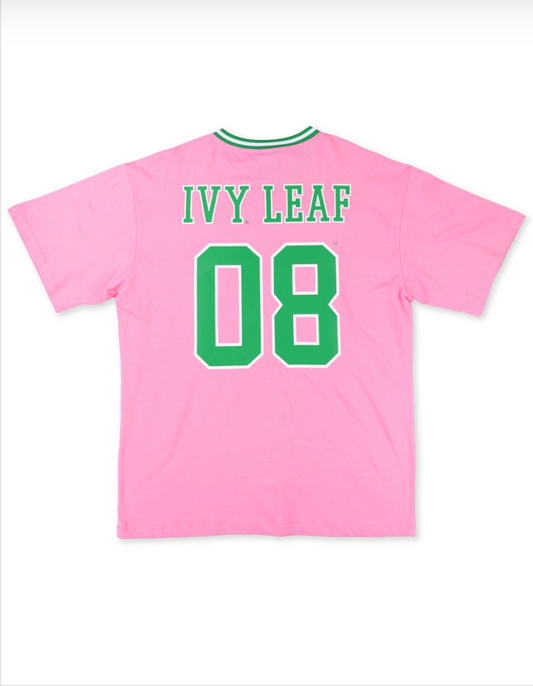AKA OVERSIZED CHENILLE FOOTBALL JERSEY TEE
