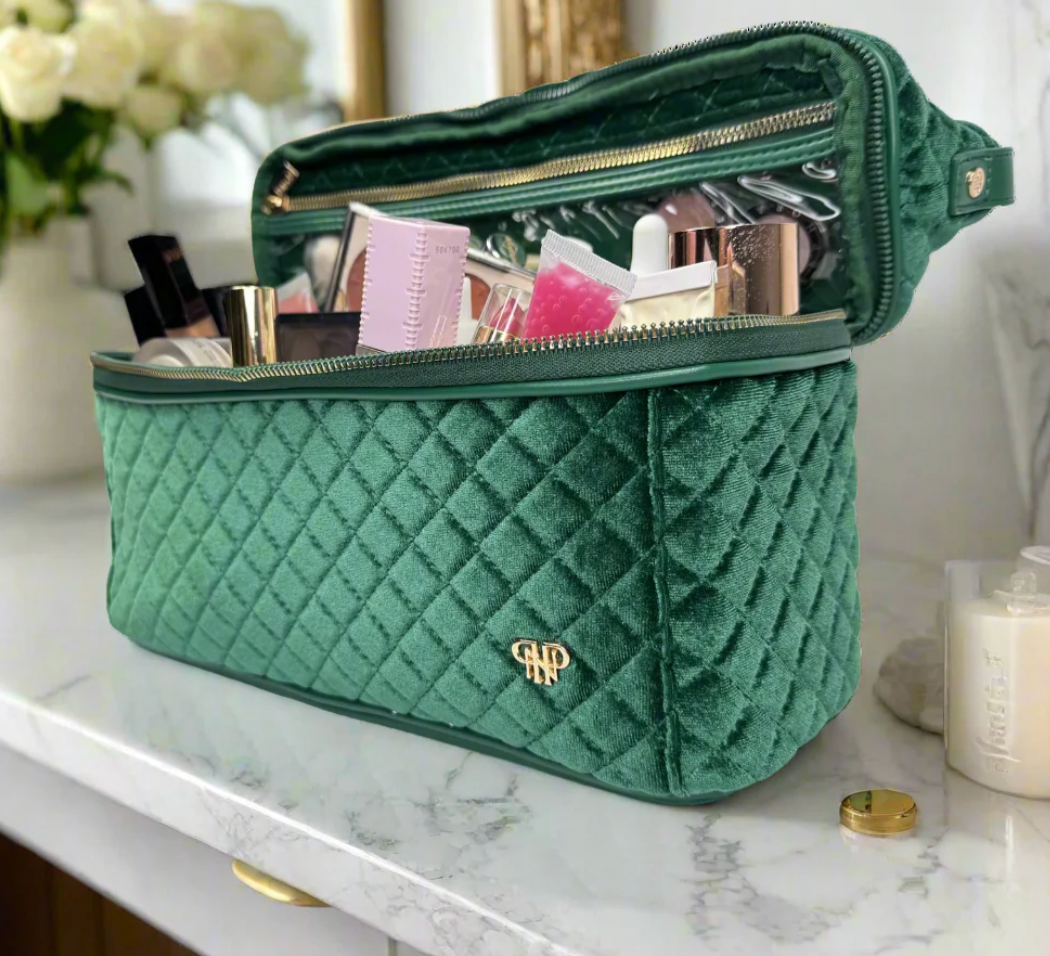 Stylist Travel Bag - Emerald Velvet