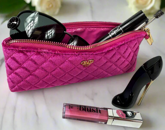 Sleek Stash Go-To-Case - Fuchsia Velvet