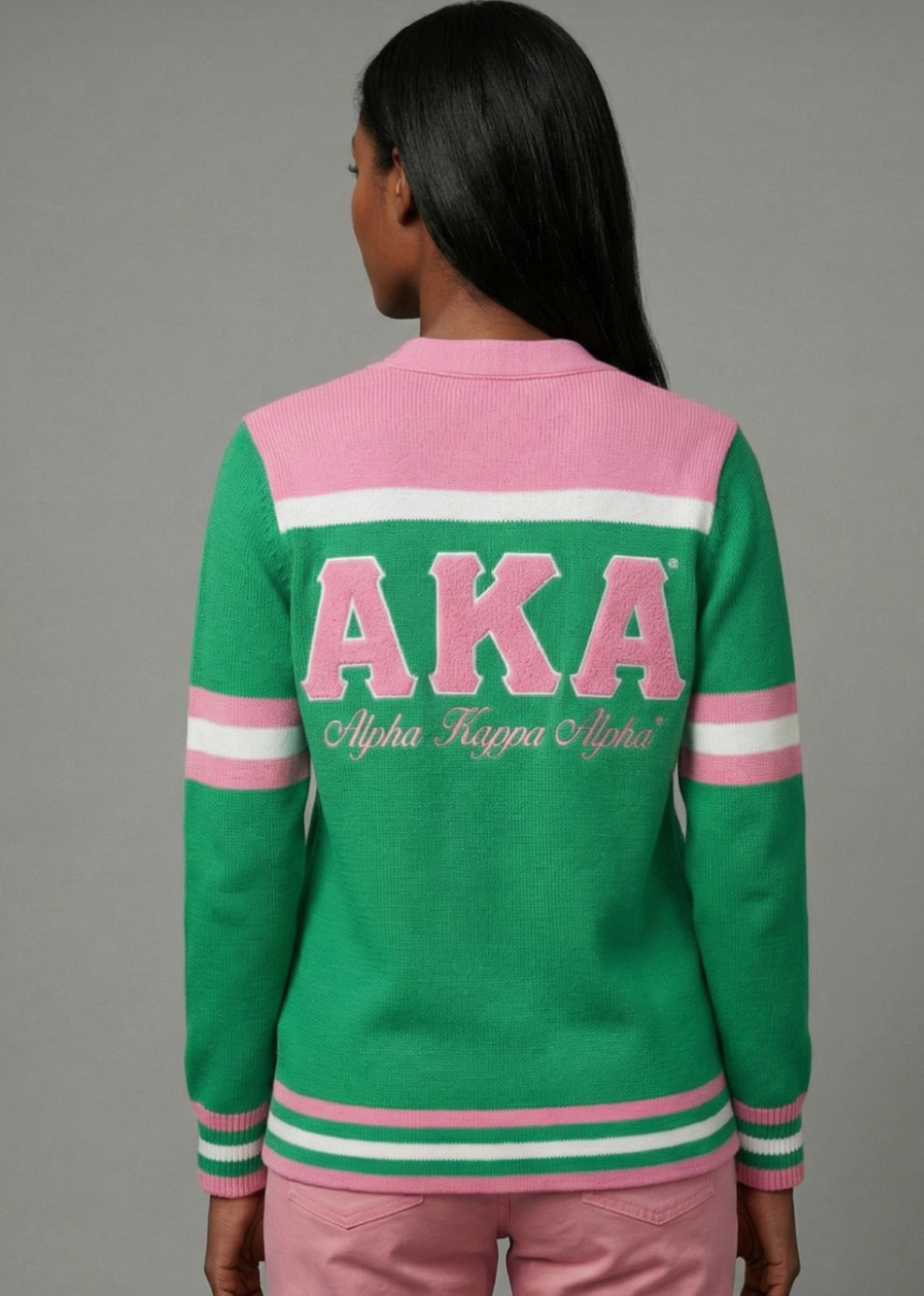 AKA_Wool Cardigan_Green