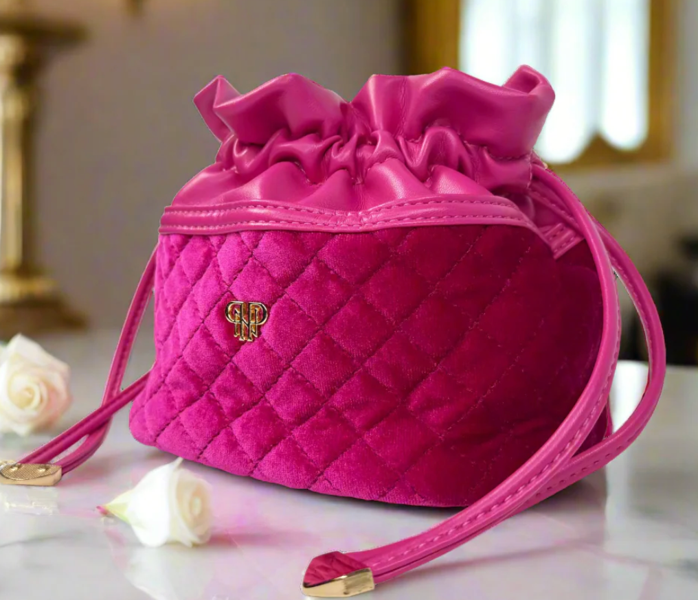 Ultra Jewelry Case- Fuchsia Velvet